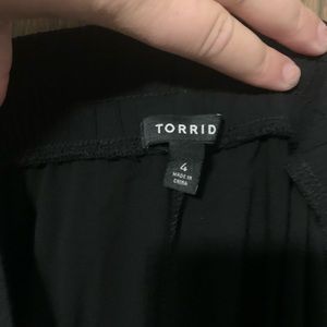 Torrid black maxi skirt